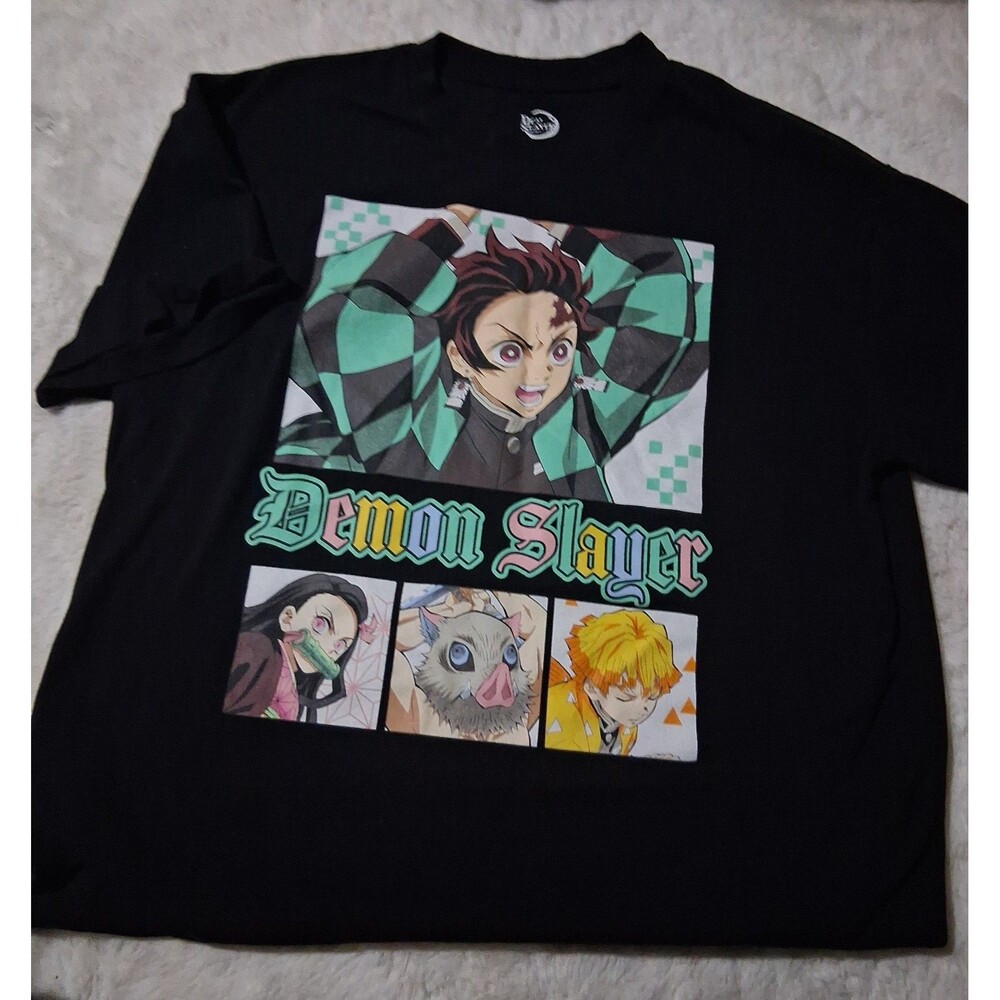 Demon Slayer Anime T-Shirt Graphic Tee sz. Large